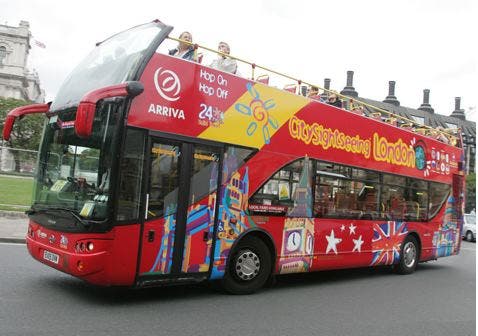 Sightseeing bus Londen