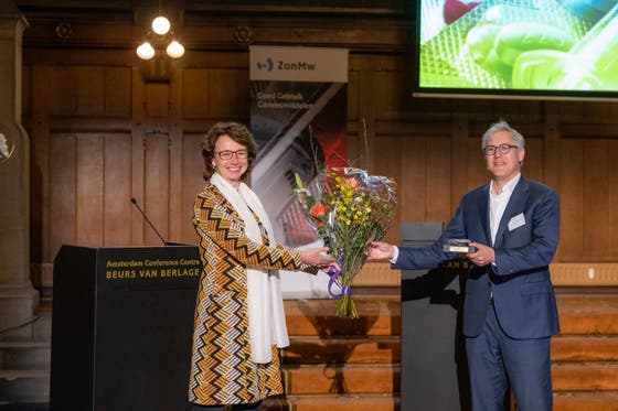 Folkert Asselbergs ontvangt parel ZonMw