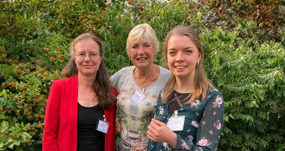 v.l.n.r. Anja Volk, Anneloes van Baar, Corline Parmentier