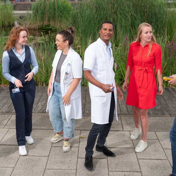 UMC Utrecht medewerkers buiten