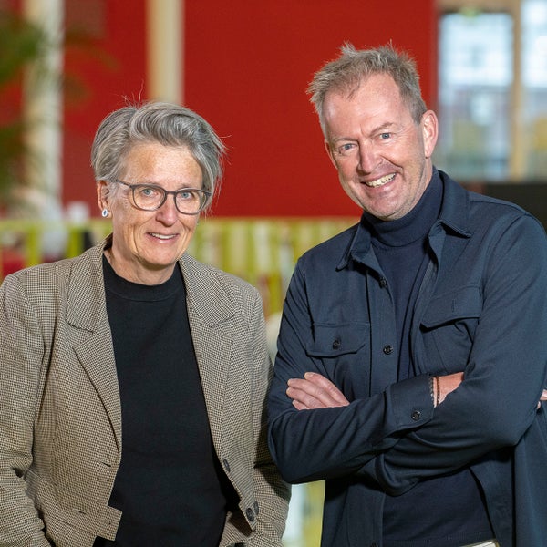 Martine Koppenhol en Bert Arets.