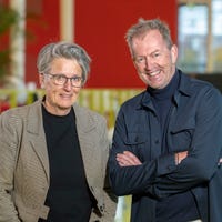 Martine Koppenhol en Bert Arets.