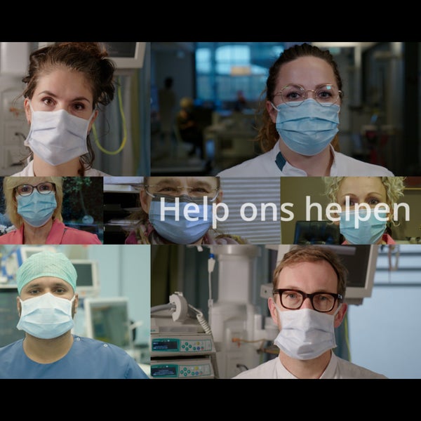 Screenshot van de help ons helpen video