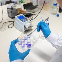 Werkzaamheden in het laboratorium