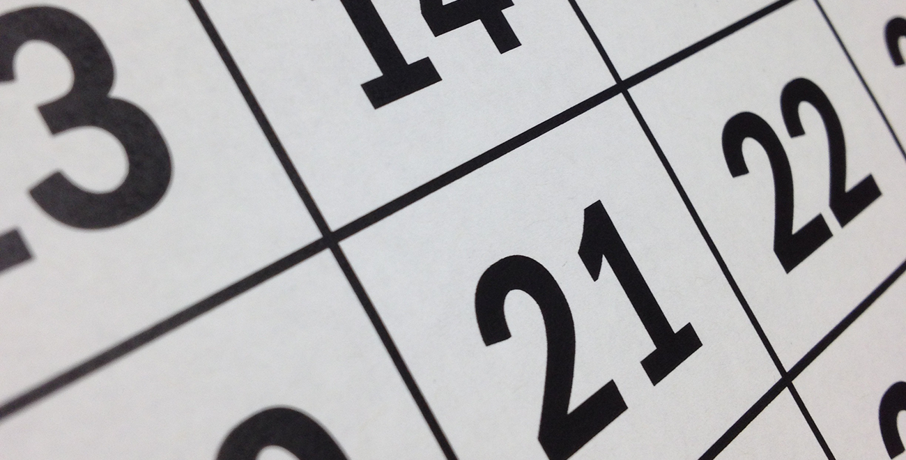 Afbeelding van een kalender