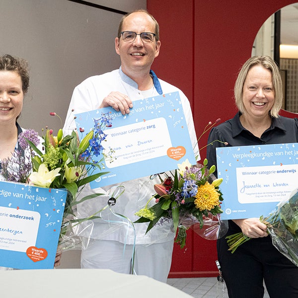 Winnaars van de Verpleegkundige van het jaar competitie