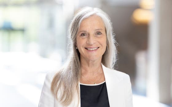 Portrait picture of Miriam Sturkenboom, Professor of Real-World Evidence at UMC Utrecht.