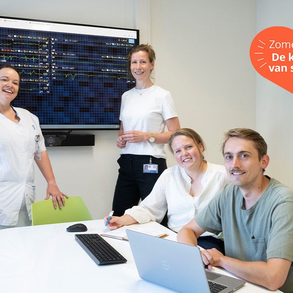 Monica Klos, Ingrid van Huenen, en Elin Biel en Eric Wolters