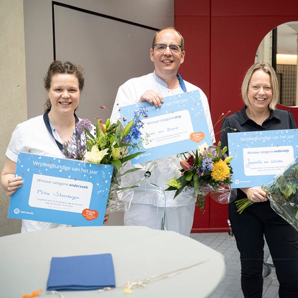 Winnaars van de Verpleegkundige van het jaar competitie