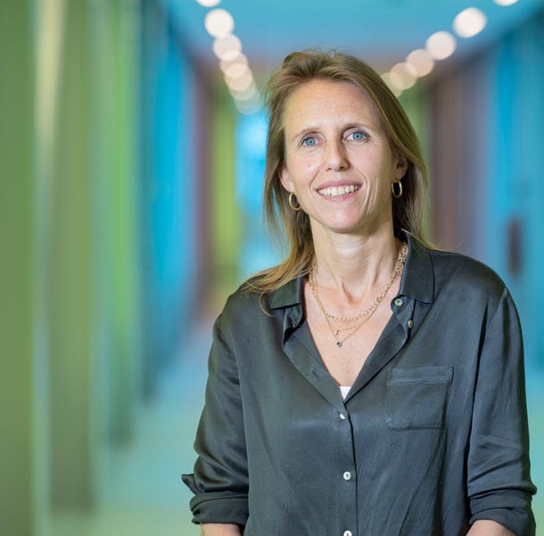 Portretfoto van Sabine Fuchs, hoogleraar Metabole ziekten en innovatieve therapieën in het UMC Utrecht.