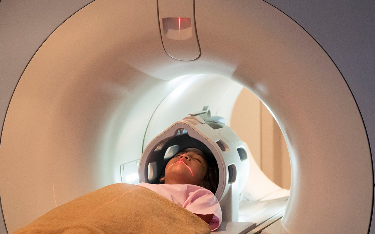 Child in a MRI