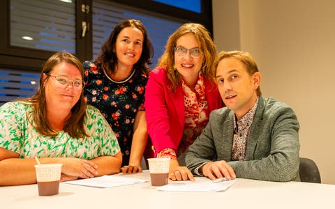 Leden van de  ouderrraad van het Wilhelmina kinderziekenhuis