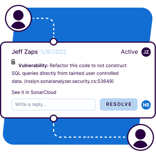 jeff leaves a note about code issues