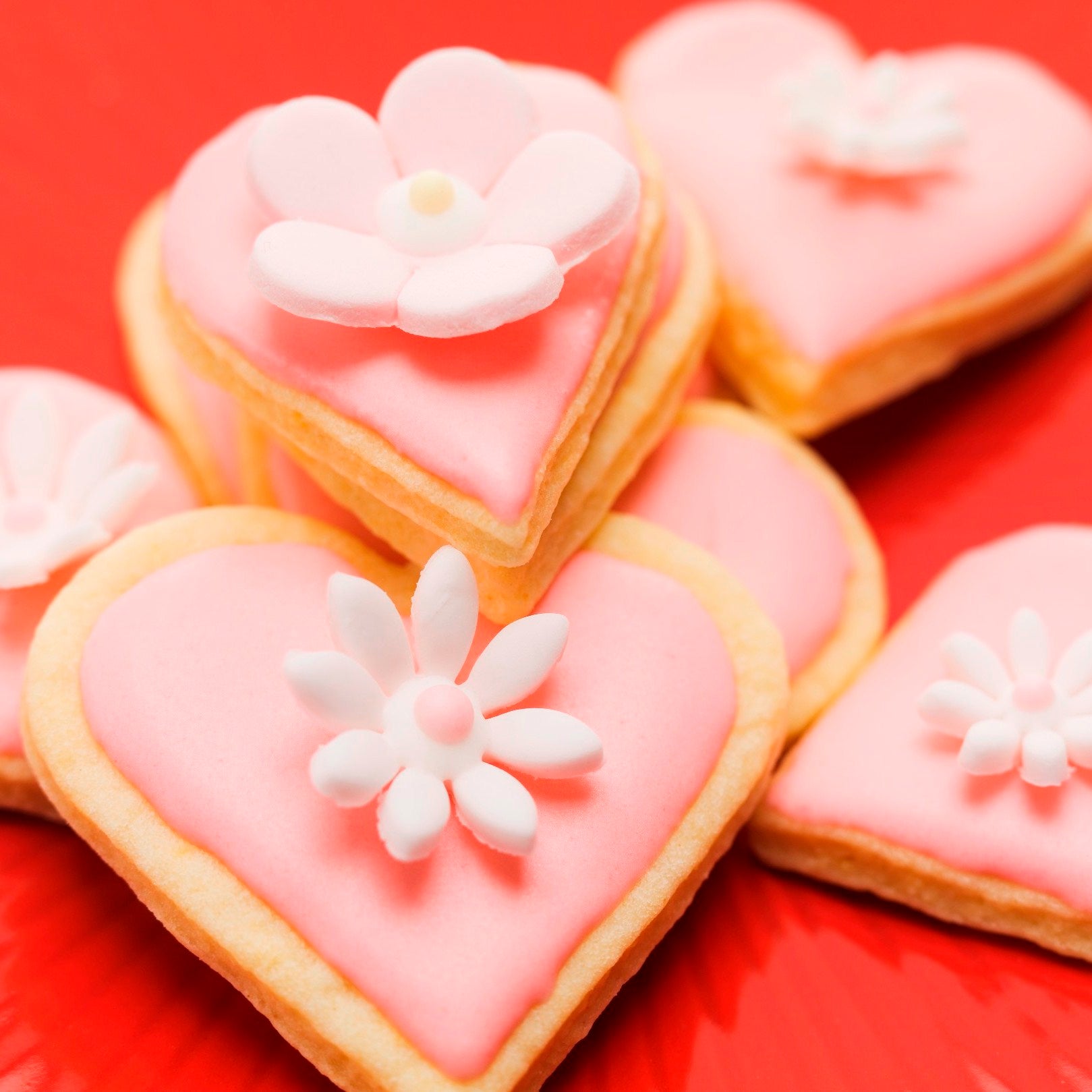 Almond Heart Shaped Biscuits