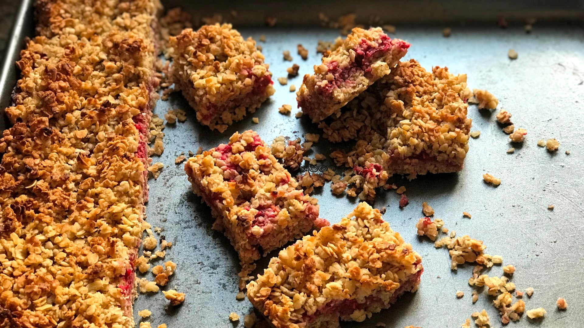 Raspberry Flapjacks