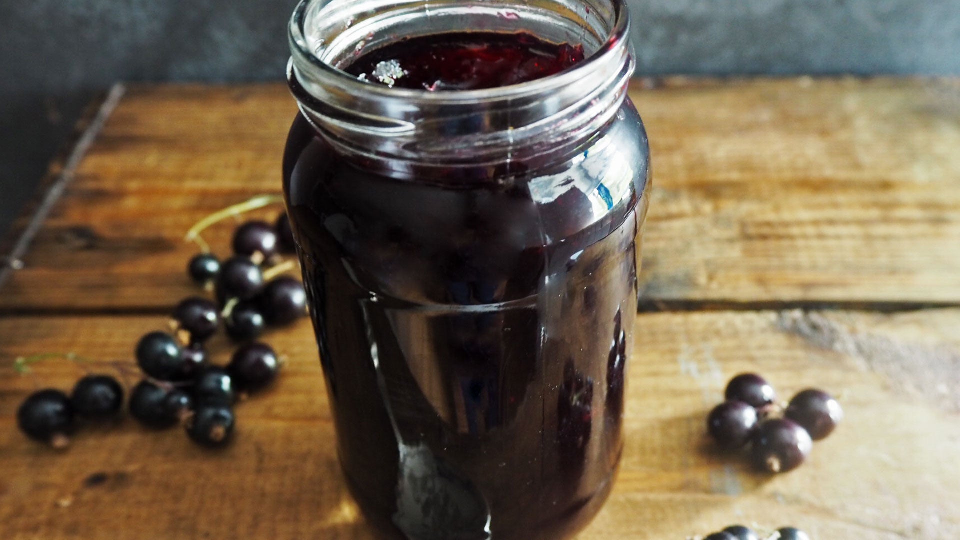 Blackcurrant & Sloe Gin Jam