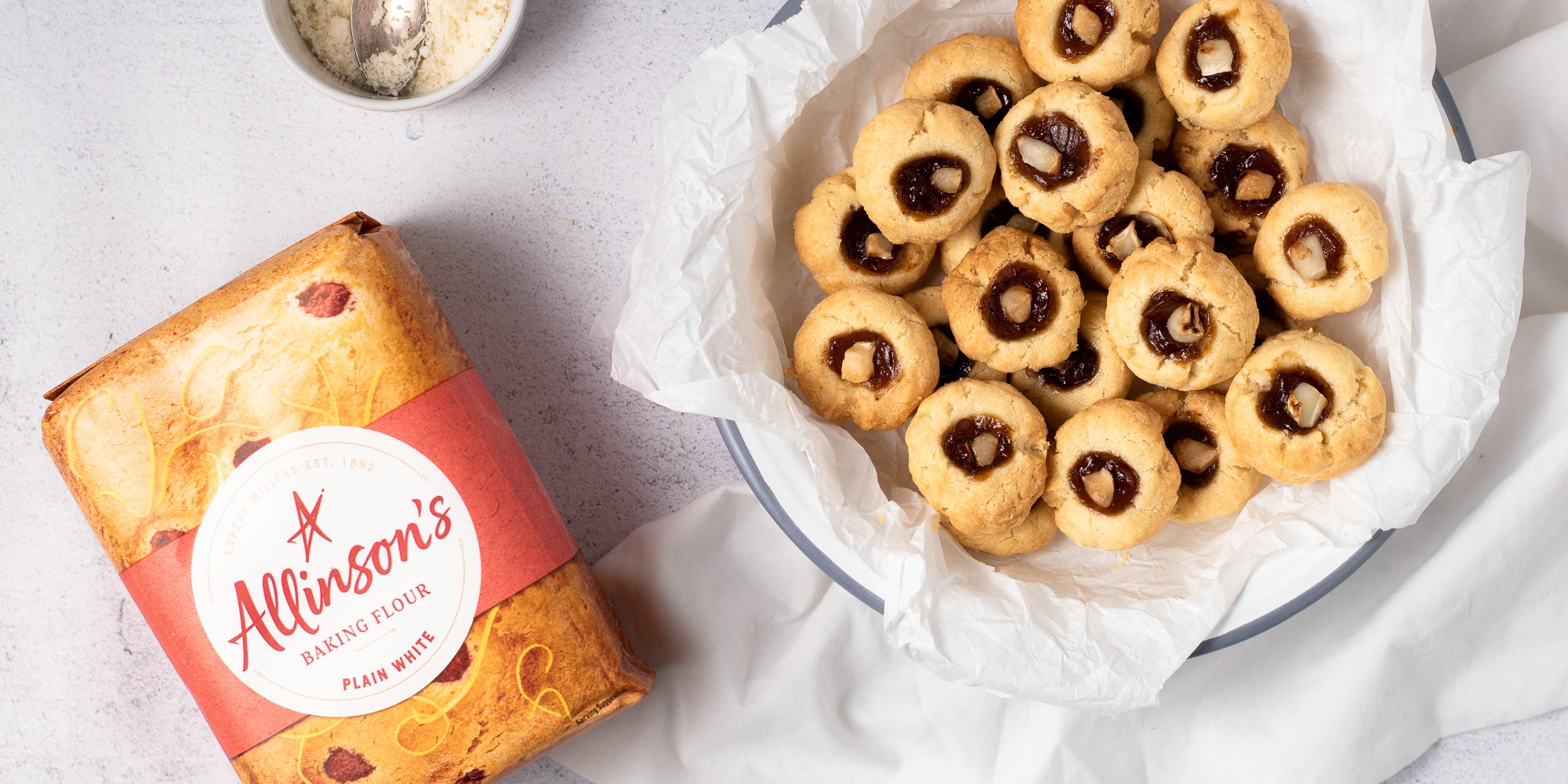 Savoury Parmesan Thumbprint Biscuits