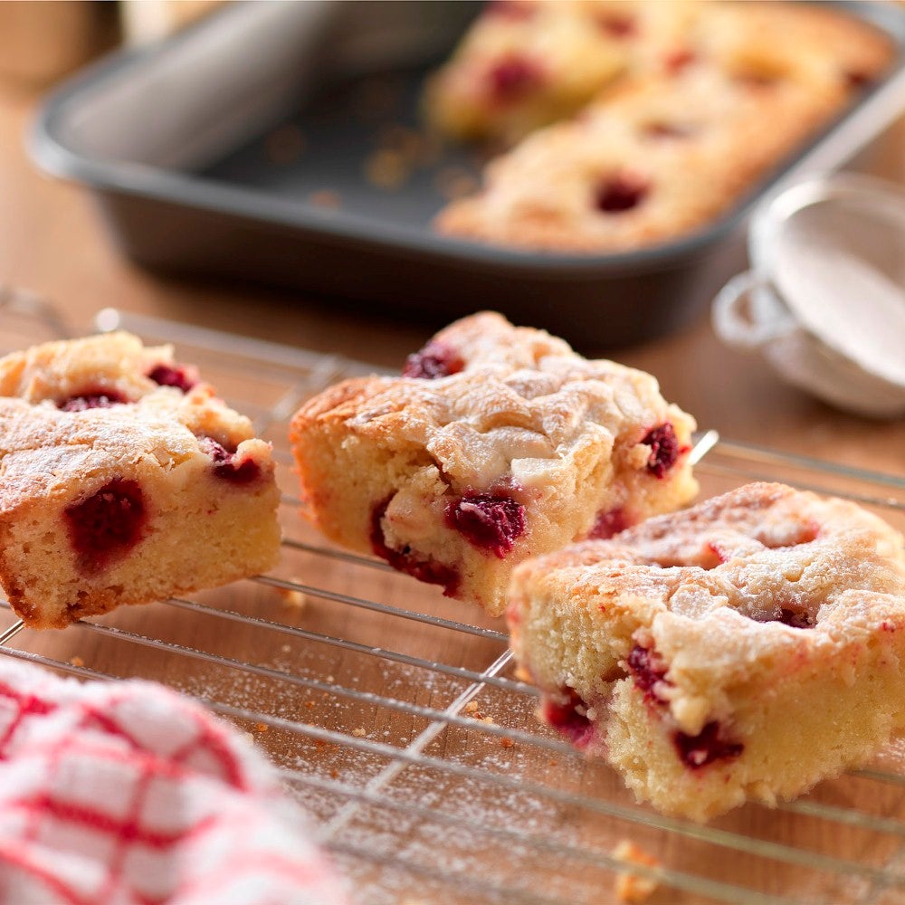 White Chocolate and Raspberry Brownies