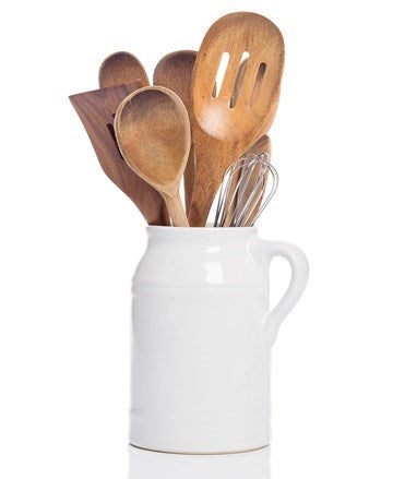 baking utensils in a jug