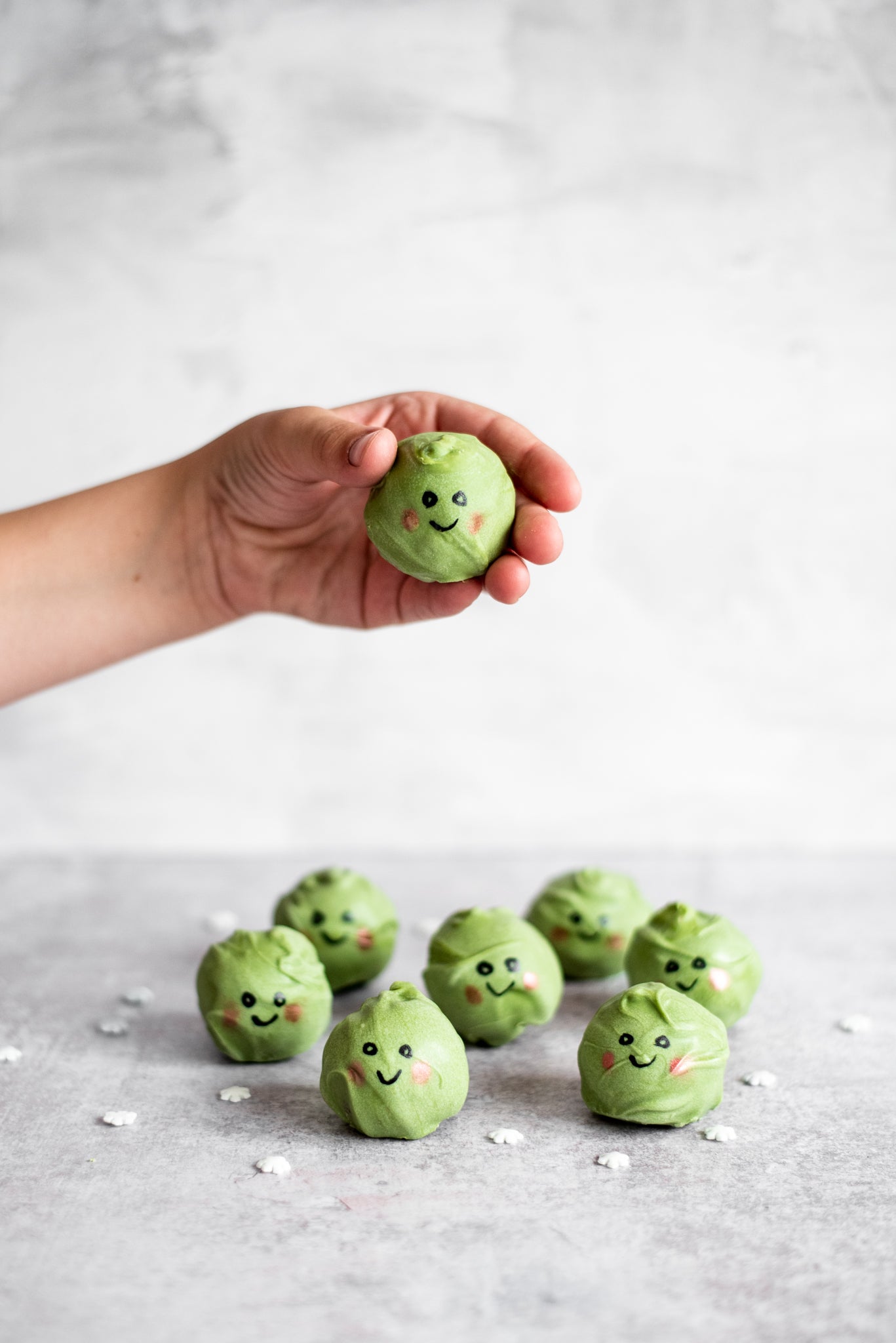 Brussels Sprout Cake Pops