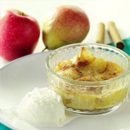Apple and pear gratin 