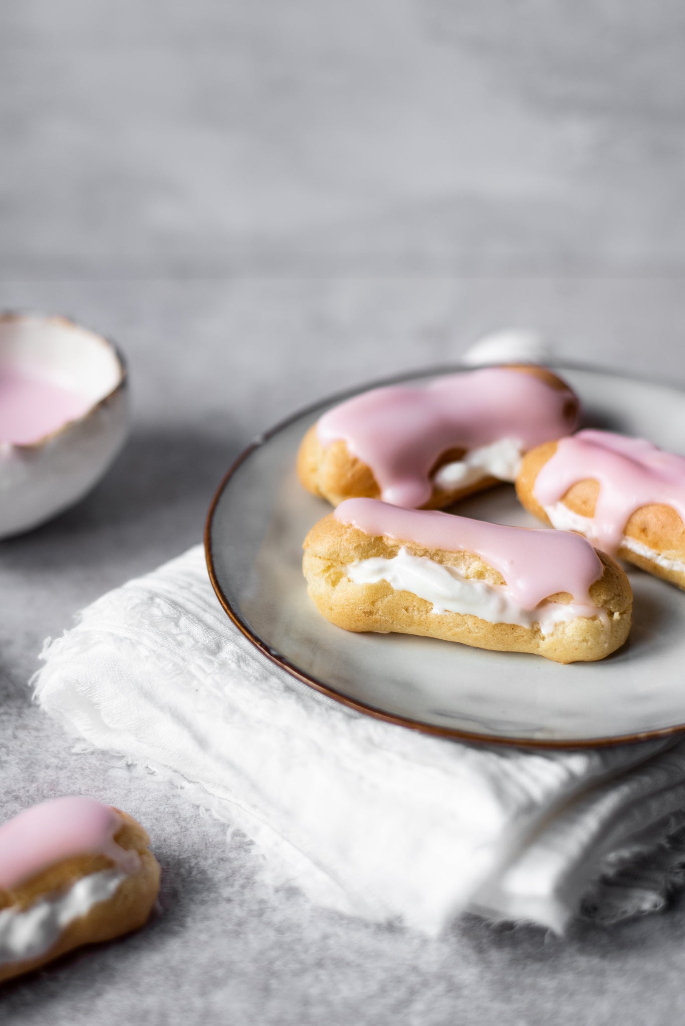 Mini Pink Eclairs