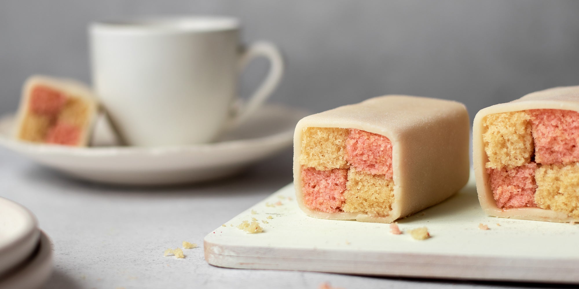 Mini Battenberg Cakes