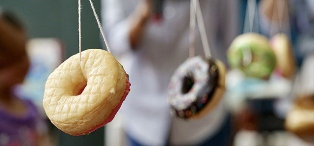 doughnuts on a string