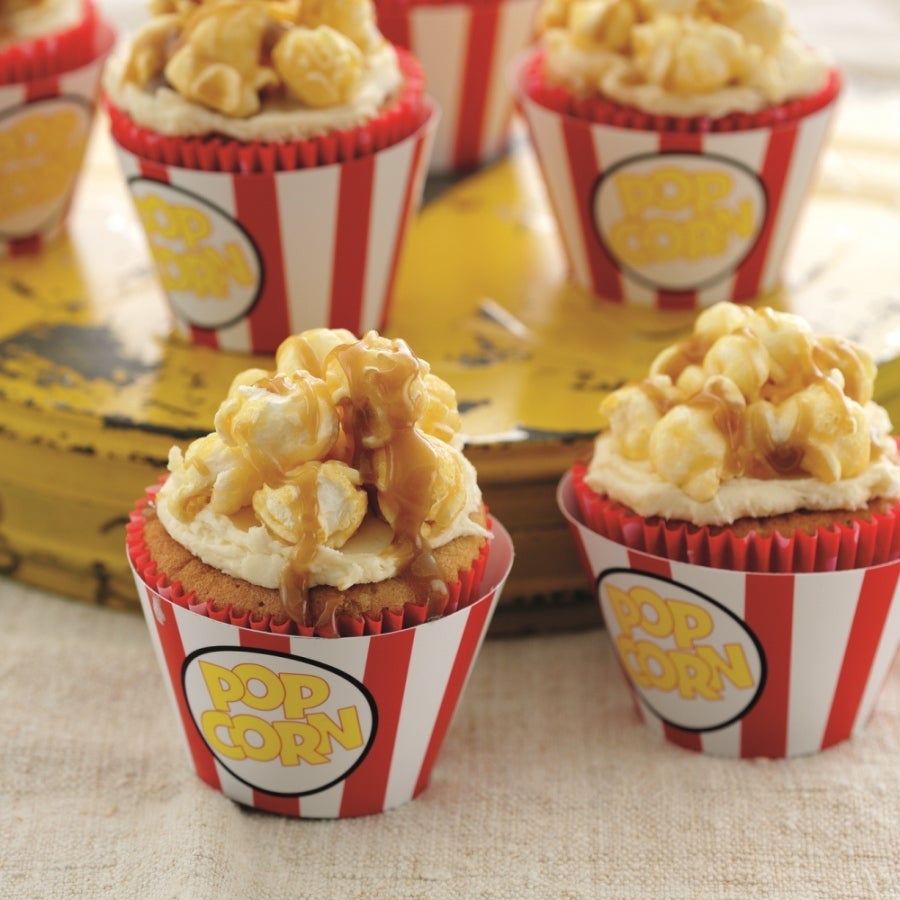 Toffee Popcorn Cupcakes