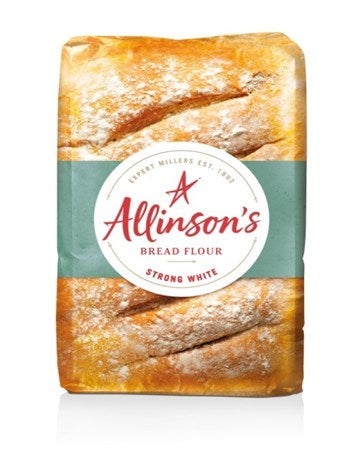 Allinson's strong white bread flour packshot