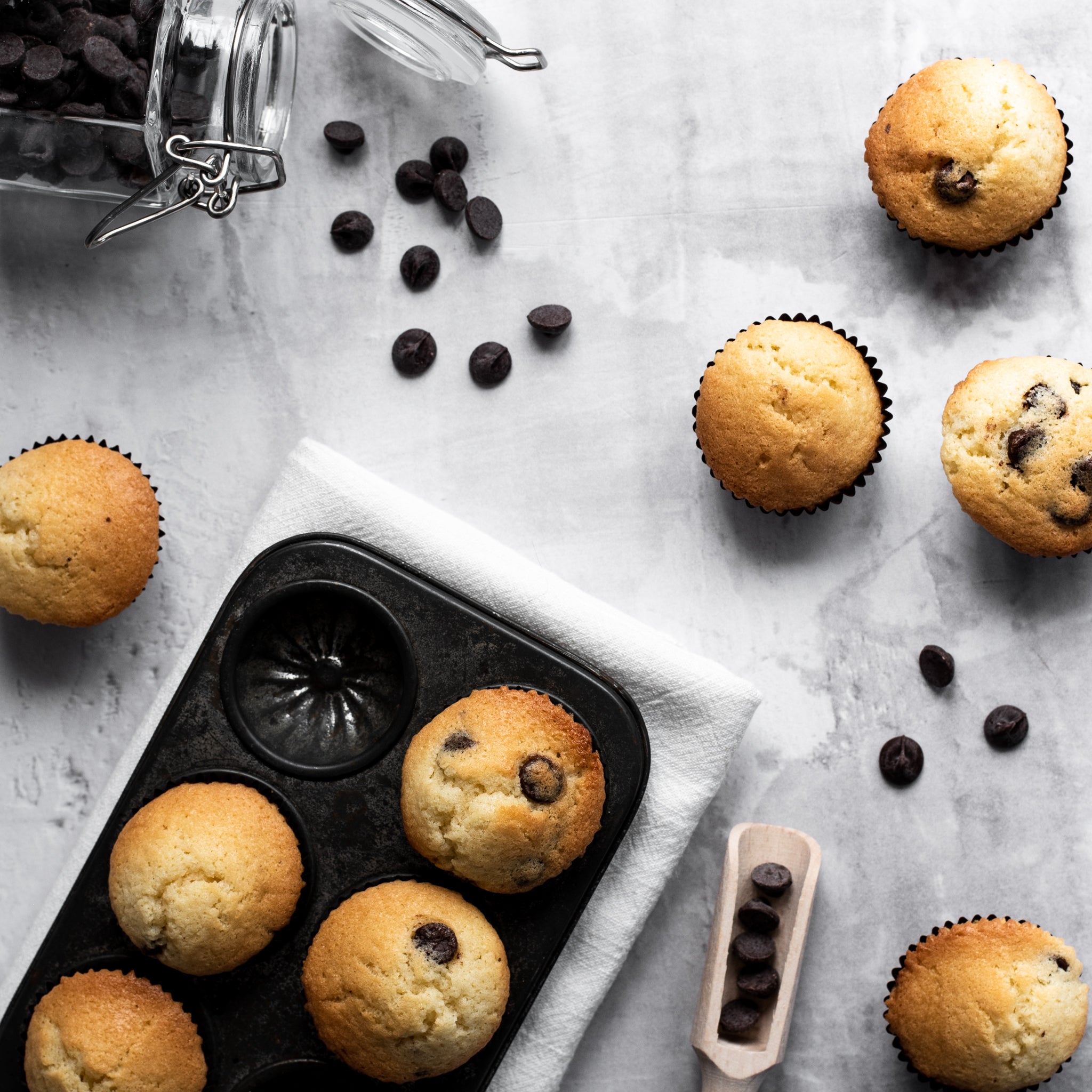 Mini Chocolate Chip Muffins