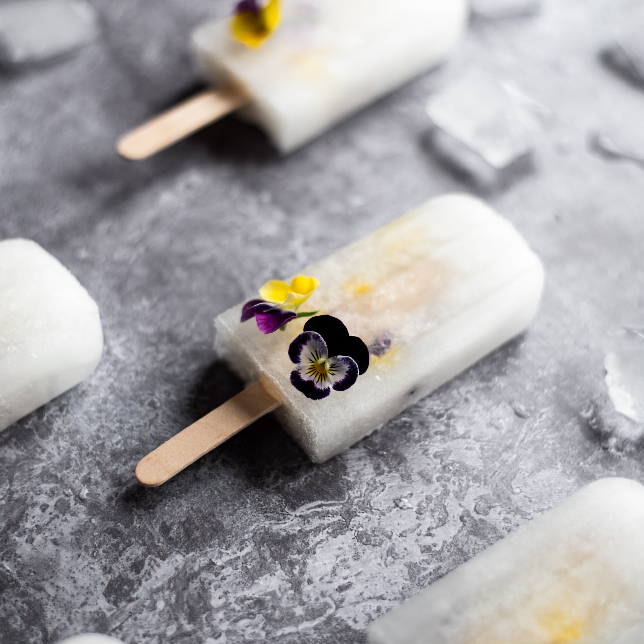 Floral Ice Lollies