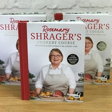 Front cover of Rosemary Shrager's recipe book