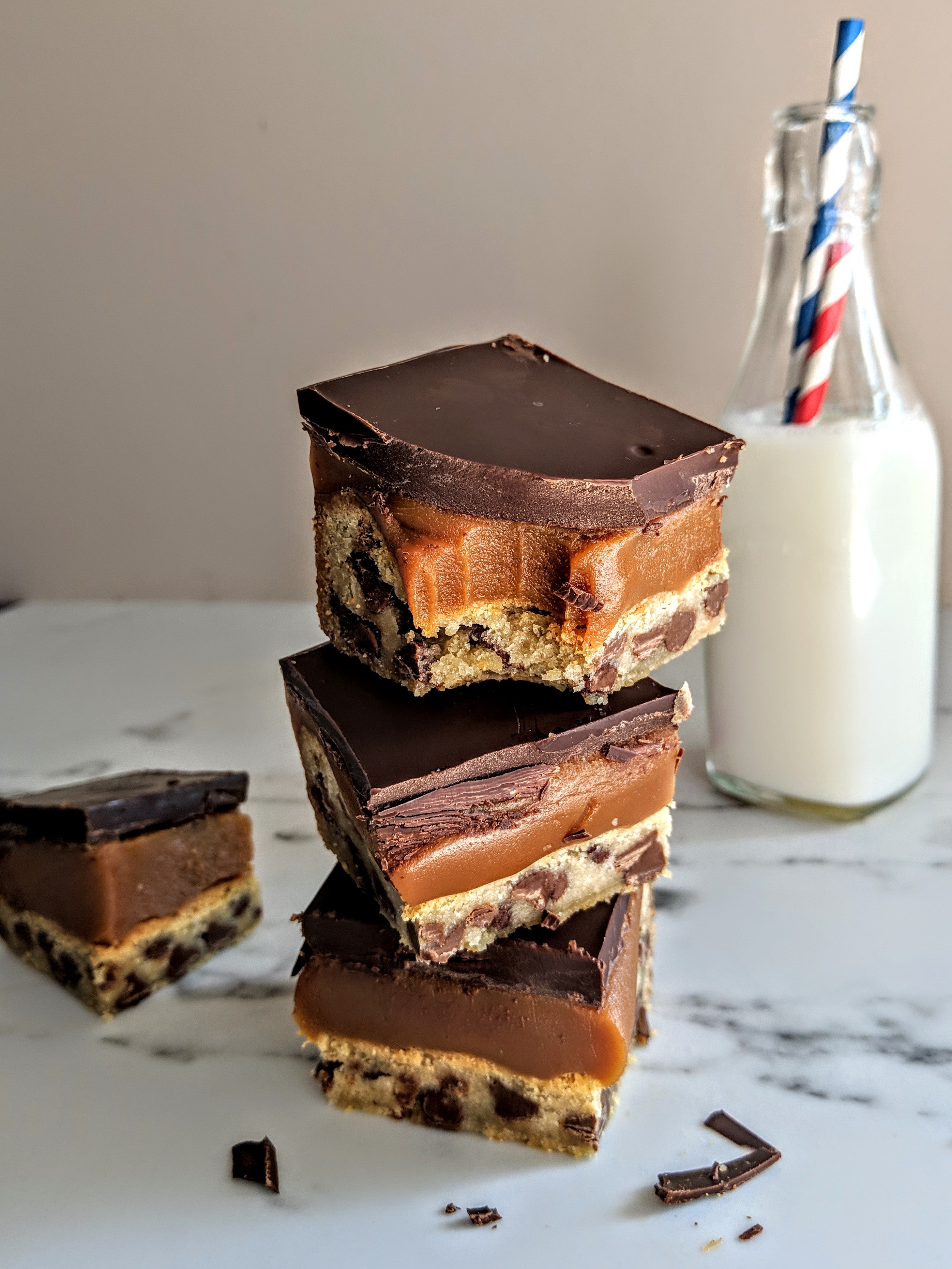 Cookie Based Millionaire's Shortbread