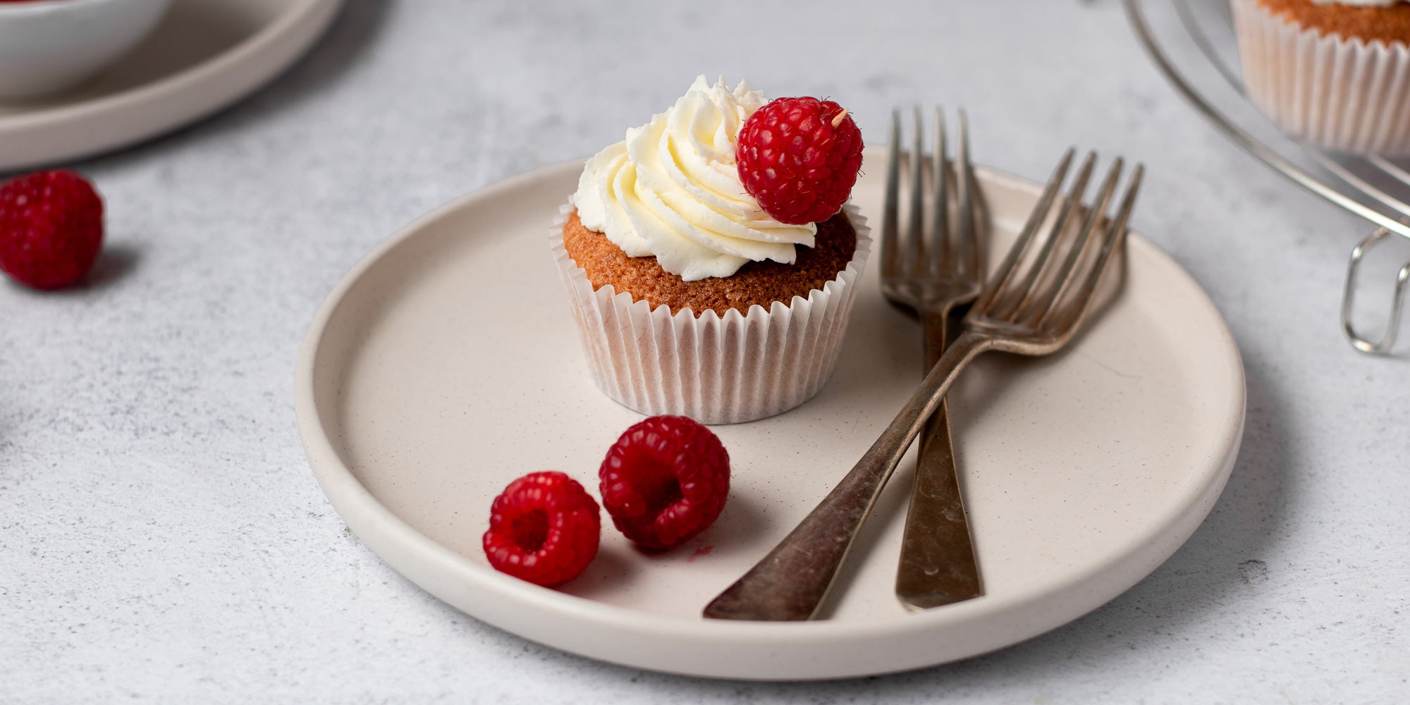 Cosmopolitan Cocktail Cupcakes on a plate