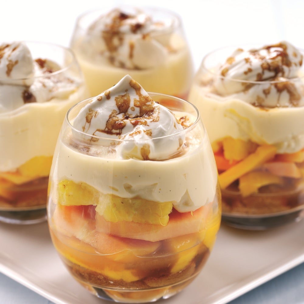 Pineapple Tropical Fruit Trifle