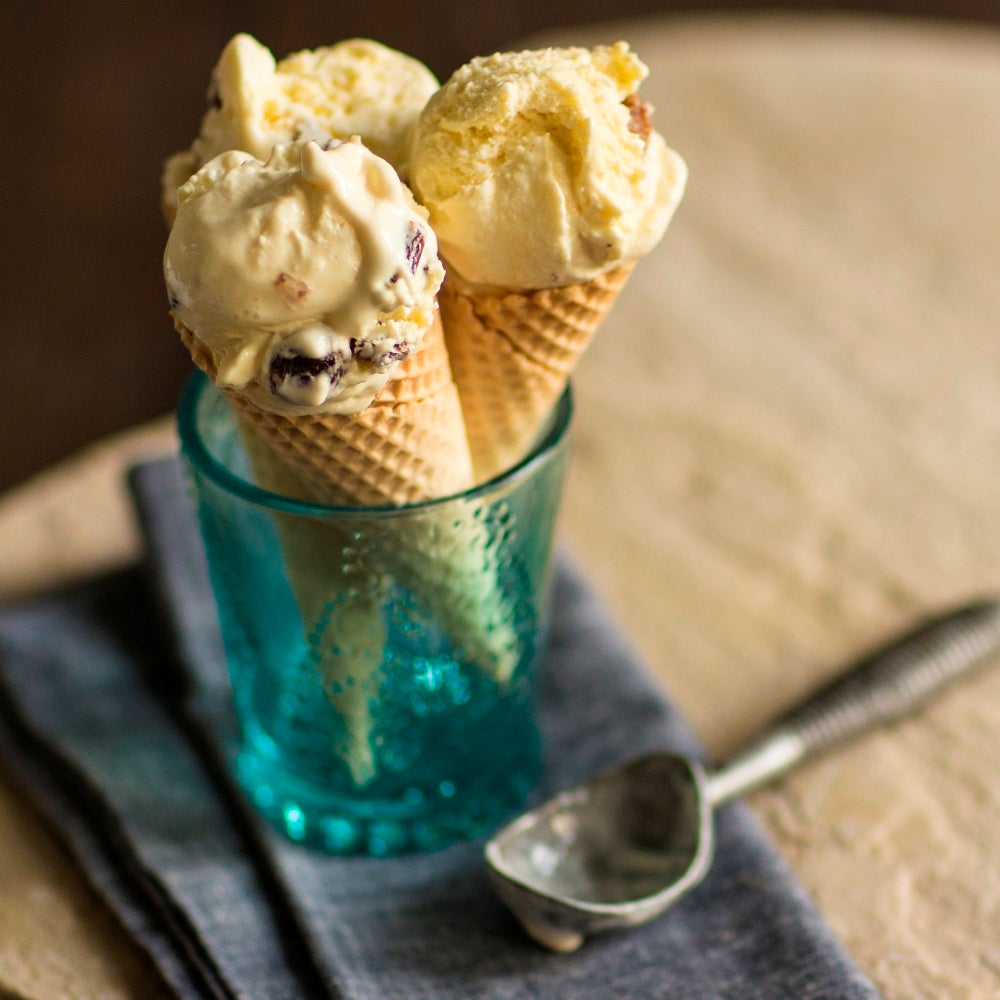 Rum and raisin ice cream