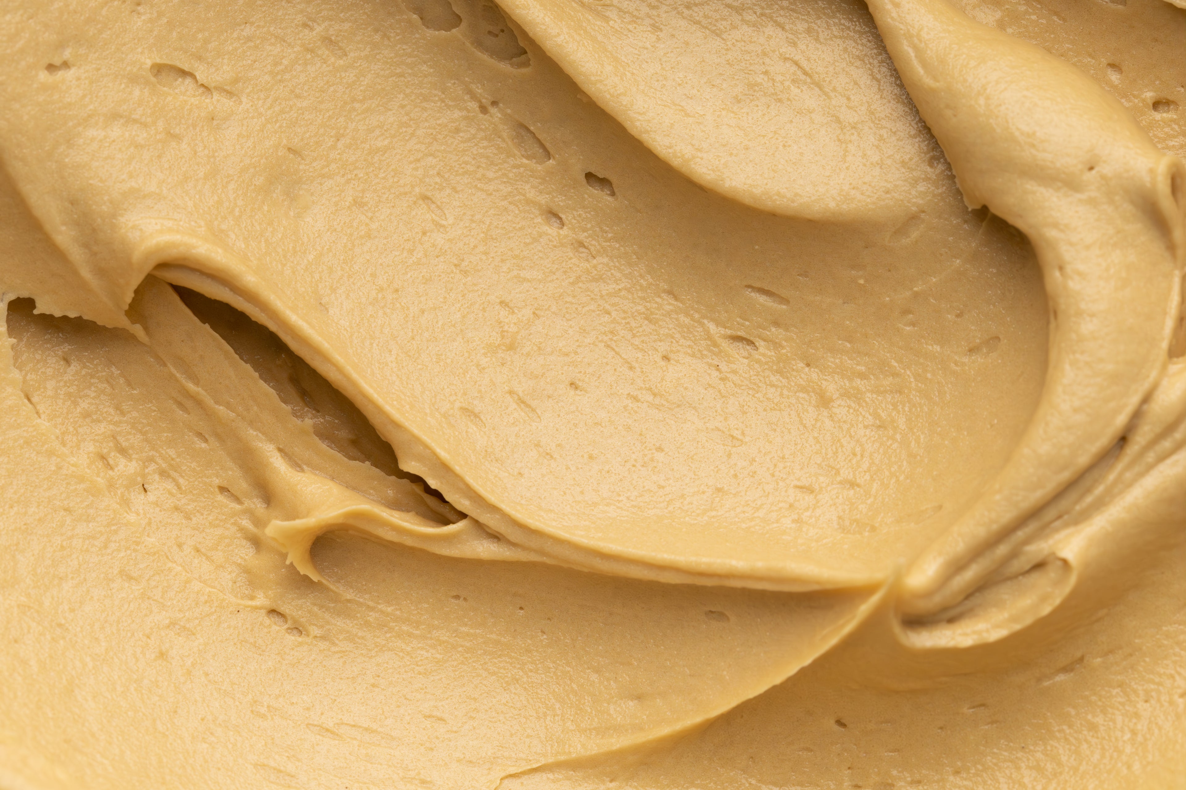 Close up of coffee buttercream