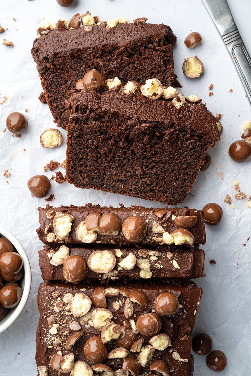 Gluten Free Malted Chocolate Cake