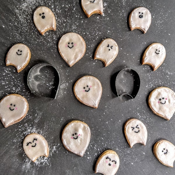 Halloween Ghost Biscuits