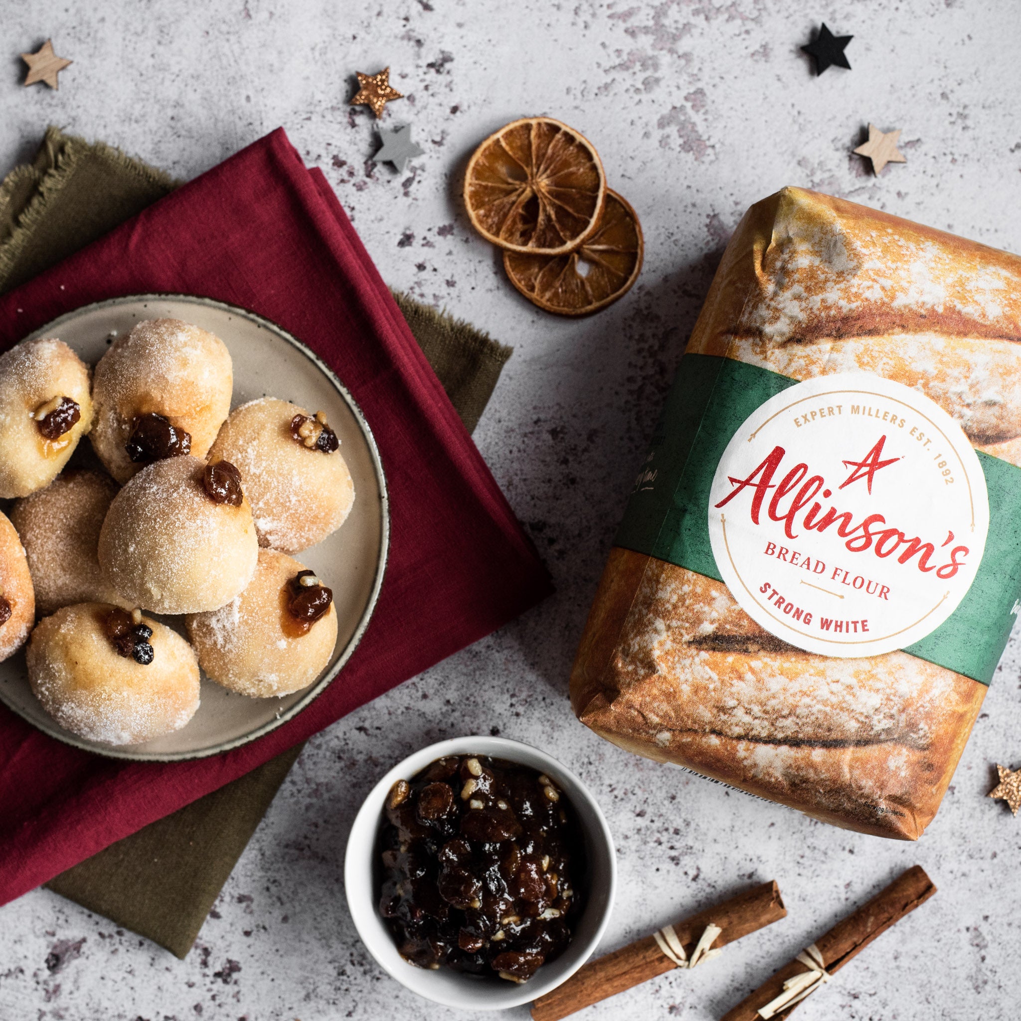 Mince Pie Baked Doughnuts