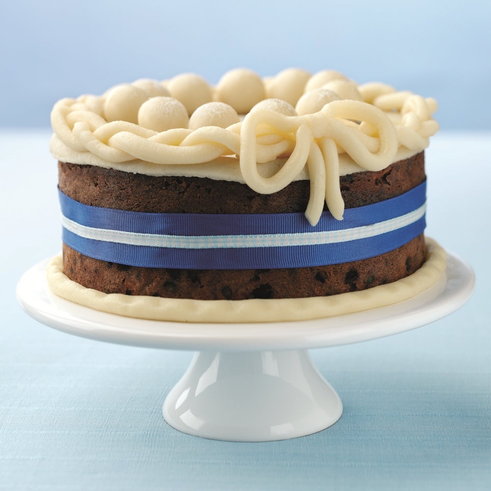 Chocolate simnel cake