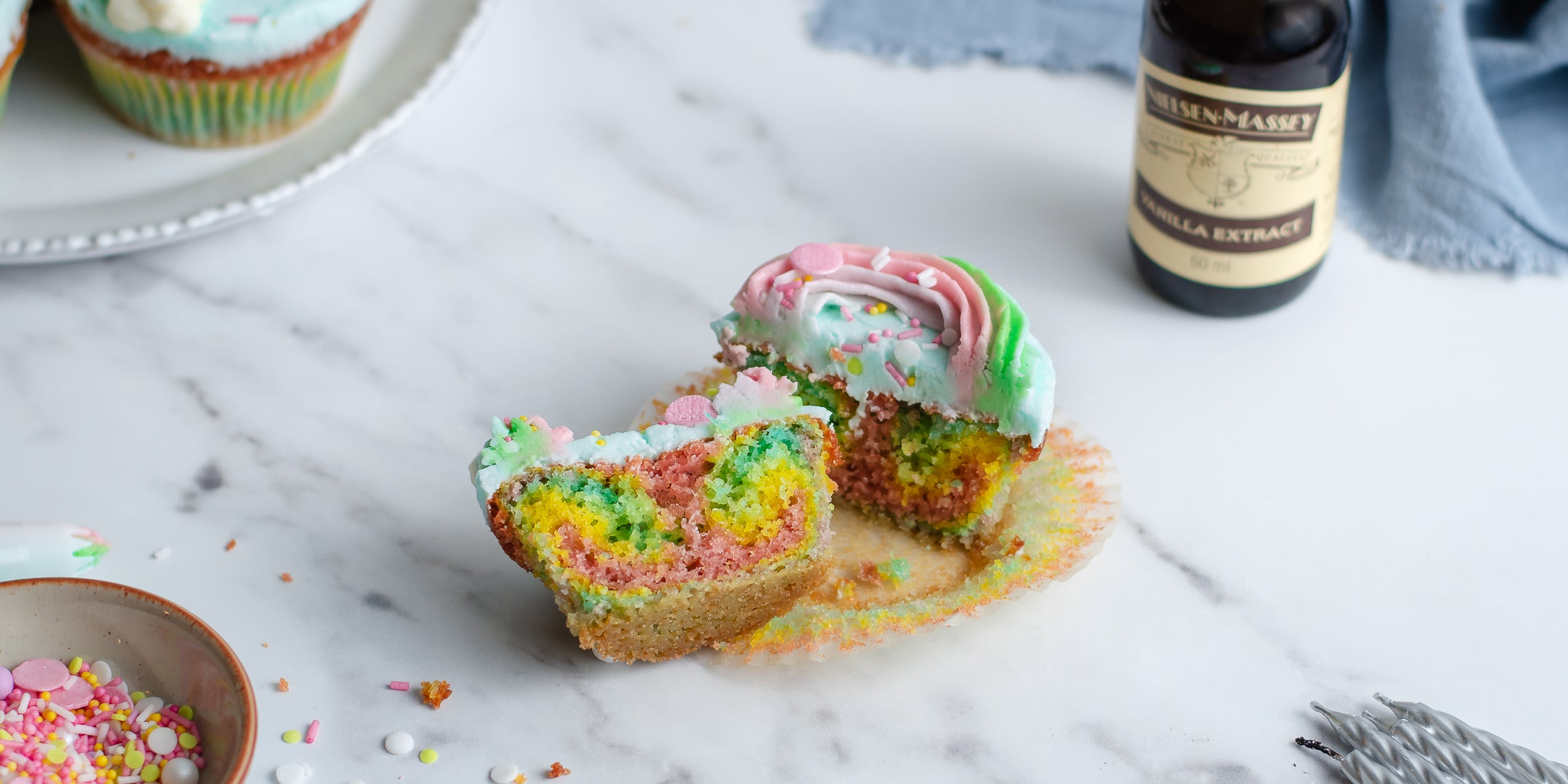 Rainbow Cupcakes