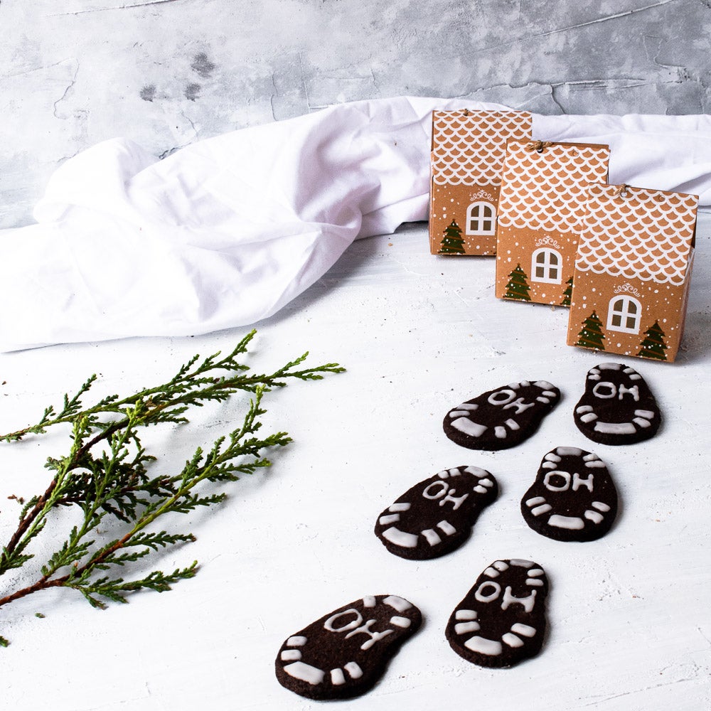 Santa's Footprint Biscuits