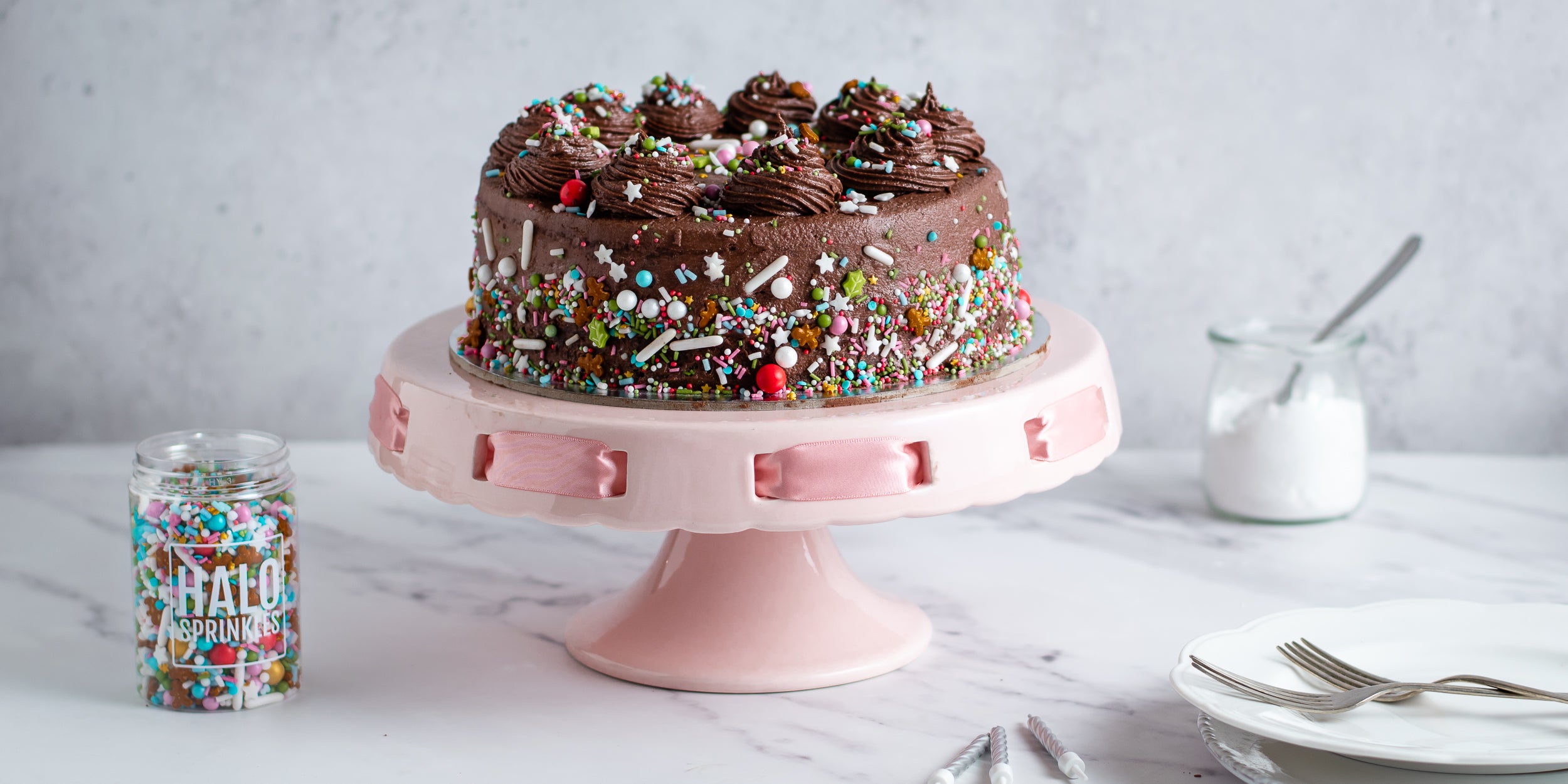 Simple Chocolate Birthday Cake