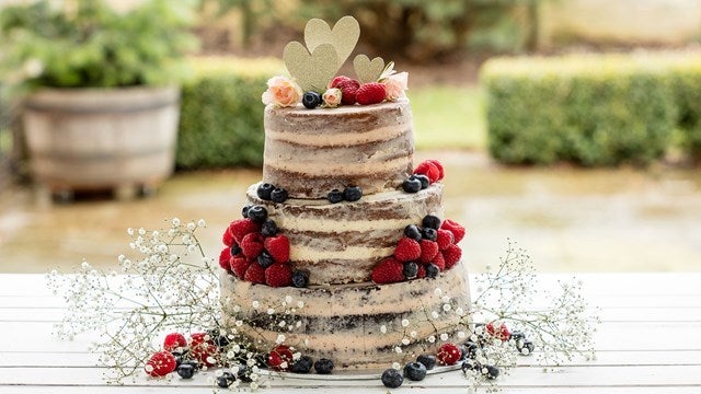 3 tiered sponge cake