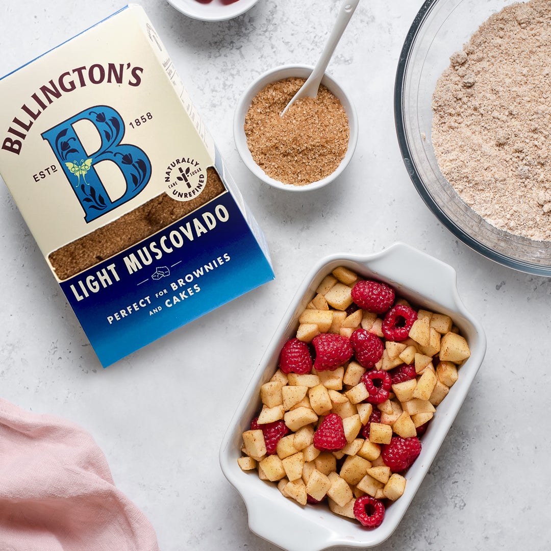 Apple and Raspberry Crumble Recipe