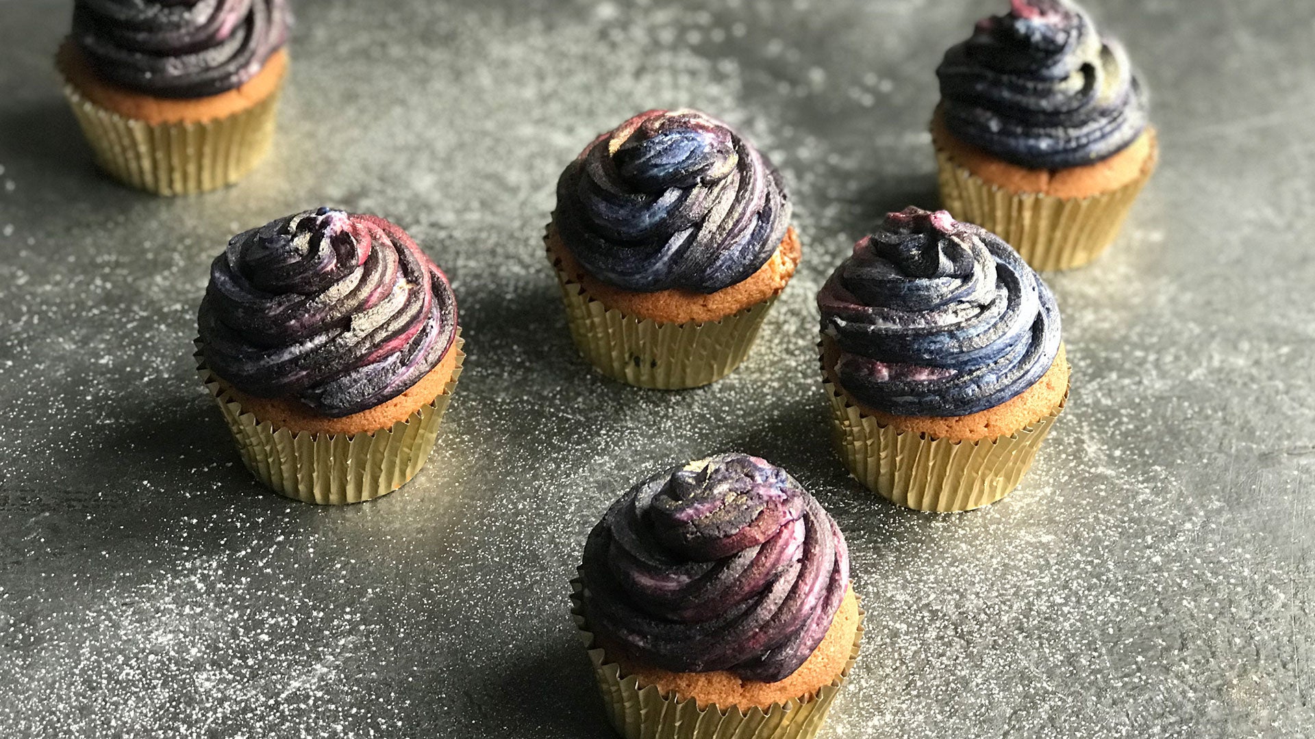 Galaxy Cupcakes