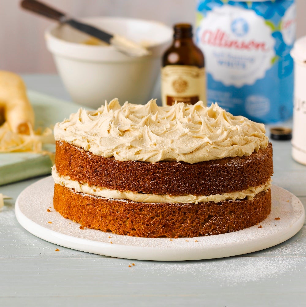 Parsnip & Ginger Cake with Ginger Buttercream