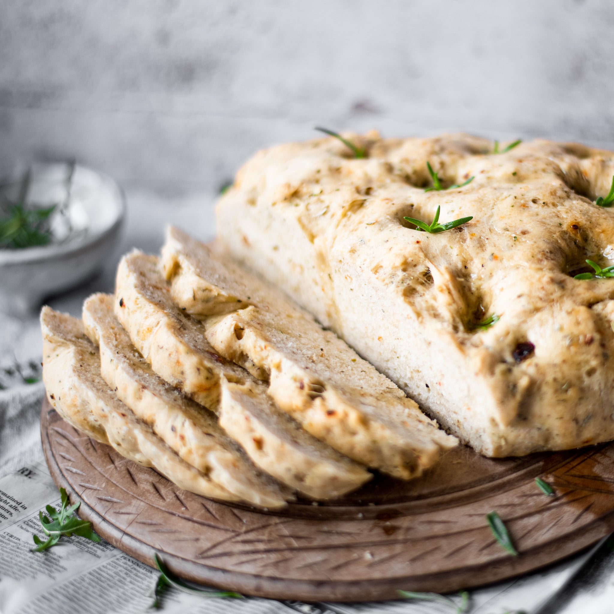 Sun Dried Tomato & Herb Focaccia